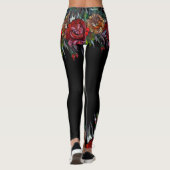 Leggings Motif floral vif de COLLECTION de MATRYOSHKA (Dos)