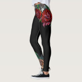 Leggings Motif floral vif de COLLECTION de MATRYOSHKA (Gauche)