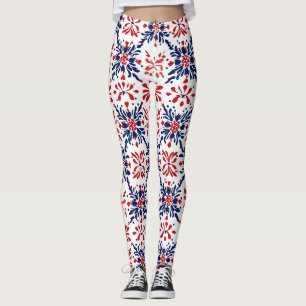 Leggings Motif folklorique