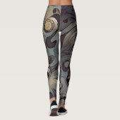 Leggings Motif foncé moderne (Dos)