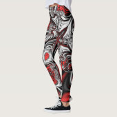 Leggings motif fractal (Gauche)
