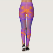 Leggings Motif fractal Abstrait (Dos)