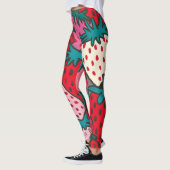 Leggings Motif Fraise (Gauche)
