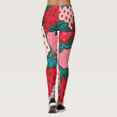 Leggings Motif Fraise (Dos)