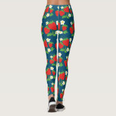 Leggings Motif fraise et fleurs (Dos)
