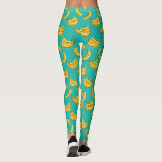 Leggings Motif Fruit Banana (Dos)