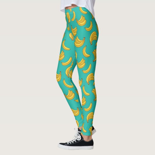 Leggings Motif Fruit Banana (Gauche)