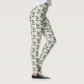 Leggings Motif Fun Jardin Retro (Droite)