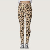 Leggings motif funky cheetah leopard (Devant)