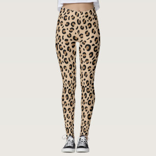 Leggings motif funky cheetah leopard