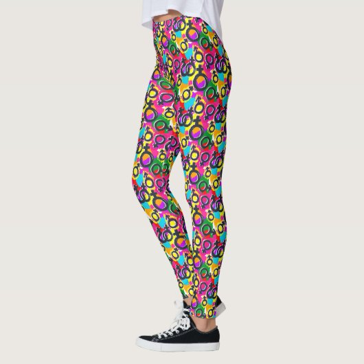 Leggings Motif Gay pride de Neon (Gauche)