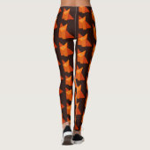 Leggings Motif Geometric Cute Origami Fox (Dos)