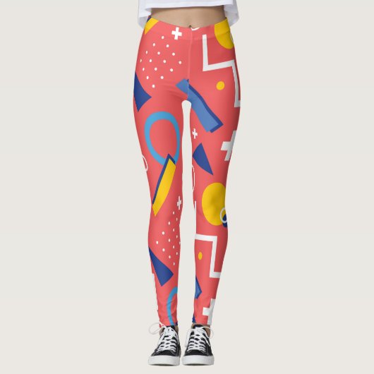 Leggings Motif géométrique 2 (Devant)