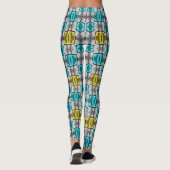 Leggings Motif géométrique 60 rétro (Dos)