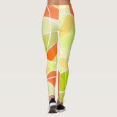 Leggings motif géométrique Abstrait (Dos)
