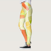 Leggings motif géométrique Abstrait (Gauche)