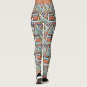 Leggings Motif géométrique Abstrait (Dos)
