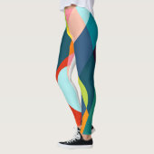 Leggings motif géométrique Abstrait (Gauche)