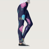 Leggings motif géométrique Abstrait, formes de trait. (Droite)