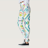 Leggings Motif géométrique Aztec (Gauche)