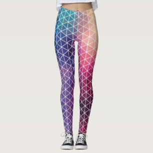 Leggings Motif géométrique coloré