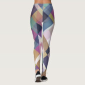 Leggings Motif géométrique coloré (Dos)