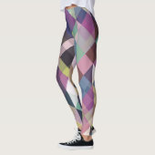 Leggings Motif géométrique coloré (Gauche)