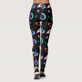 Leggings Motif géométrique coloré (Dos)