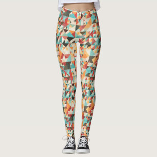 Leggings Motif géométrique de la Terre