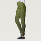 Leggings Motif géométrique du maillage vert de l'Armée (Gauche)