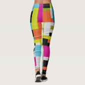 Leggings Motif géométrique et coloré (Dos)