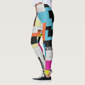 Leggings Motif géométrique et coloré (Gauche)