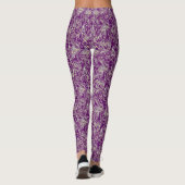 Leggings motif géométrique liquide (Dos)