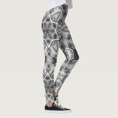 Leggings Motif géométrique noir blanc (Droite)