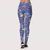 Leggings Motif géométrique rétro (Dos)