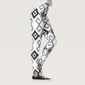 Leggings Motif géométrique sans fil répété (Droite)