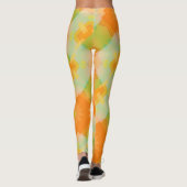 Leggings Motif géométrique solaire Floral (Dos)