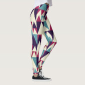 Leggings Motif géométrique triangle rétro (Droite)