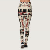 Leggings Motif géométrique Tribal Aztec (Dos)