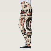 Leggings Motif géométrique Tribal Aztec (Gauche)