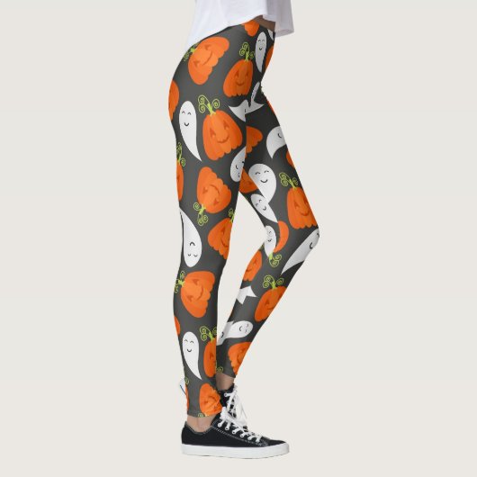 Leggings Motif Ghost Et Citrouille (Droite)