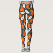 Leggings Motif Ghost Et Citrouille (Devant)