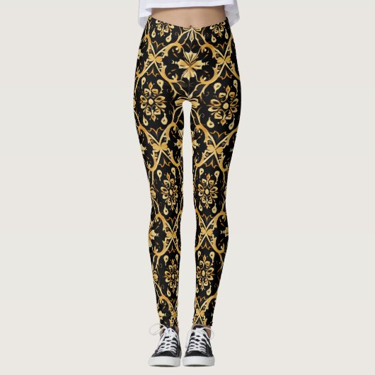 Leggings Motif Gold complexe (Devant)