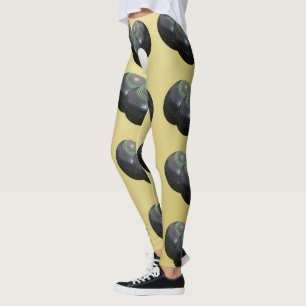 Leggings Motif Gold Et Black Lawn Bowls,