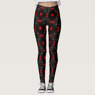 Leggings Motif gothique de signature