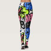 Leggings Motif Graffiti (Dos)
