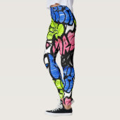 Leggings Motif Graffiti (Gauche)