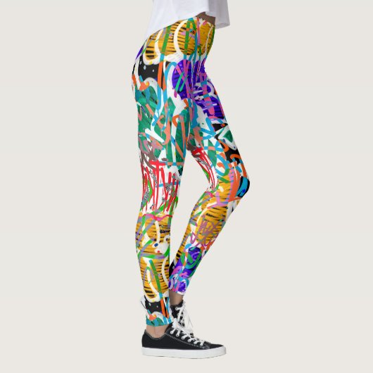 Leggings Motif Graffiti (Droite)