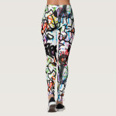Leggings Motif Graffiti (Dos)