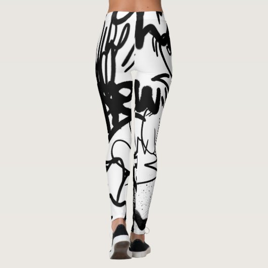 Leggings Motif Graffiti (Dos)